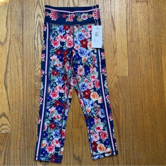 NEW Johnny Was Otti Bee Active Capri Leggings Floral A0423-4 Size XS NWT - Picture 2 of 6